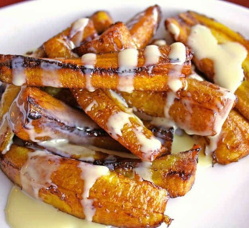 Plátano frito sencillo